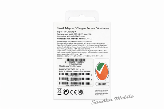 Samsung 25w Super Fast Adapter original
