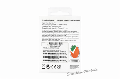 Samsung 25w Super Fast Adapter original